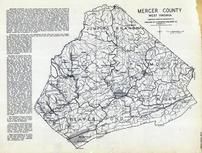 Mercer County - Jumping Branch, Plymouth, East River, Rock, Beaver Pond, Bluefield, Princeton, West Virginia State Atlas 1933